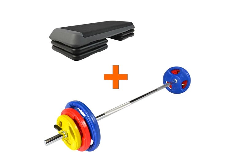 SALE: Morgan Aerobic Commercial Step & Morgan 23.5kg Pump Set Combo 1 SALE: Morgan Aerobic Commercial Step & Morgan 23.5kg Pump Set Combo