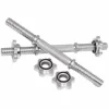 SALE: Solid Chromed 14″ Spinlock Dumbbell Handles - 28mm Diameter (Pair)