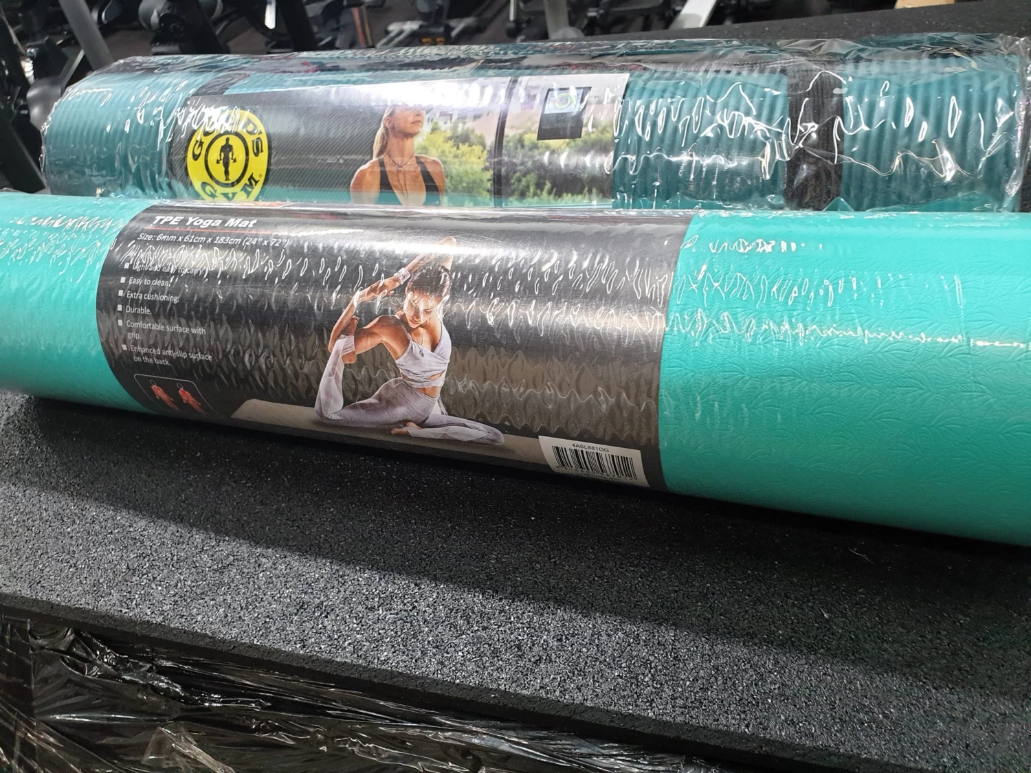 Bodyworx TPE Two Tone Yoga Mat 5 Bodyworx TPE Two Tone Yoga Mat - Image 5