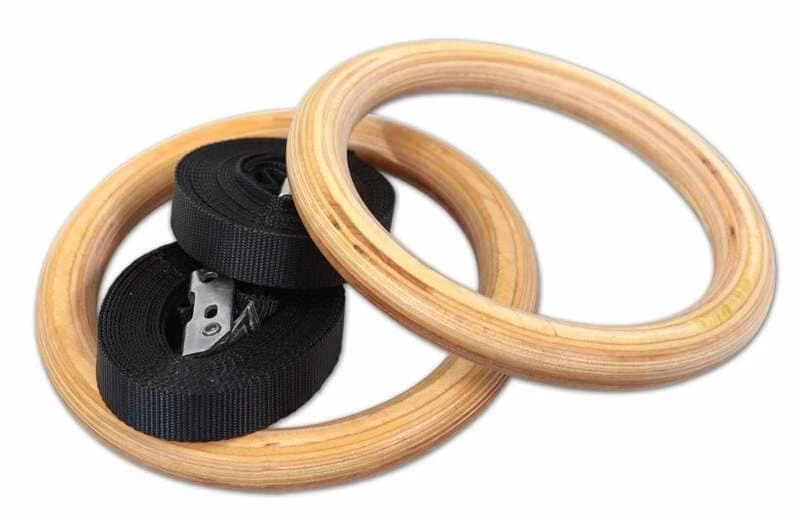SPECIAL - Wooden Gymnastic Rings Set (Gym Ring) 2 SPECIAL - Wooden Gymnastic Rings Set (Gym Ring) - Image 2