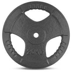 CLEARANCE SALE! 26mm STANDARD TRI-GRIP CAST IRON WEIGHTS (for 25mm Bars) -Fitness Equipment Store 20 kg