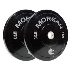 ON SALE: Morgan 5kg Olympic Bumper Plates (Pair)