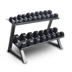 SPECIAL: Gold's Gym Premium Rubber Dumbbell Set, 2.5kg To 20kgs (7 Pairs) Plus Deluxe 2-Tier Rack 19 SPECIAL: Gold's Gym Premium Rubber Dumbbell Set, 2.5kg To 20kgs (7 Pairs) Plus Deluxe 2-Tier Rack -Fitness Equipment Store 7492 2 2015 800x800 1 cfe2594a 69fc 404b 9109 75a7718f39ae