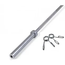 SALE: 5 Foot Olympic Barbell With Collars (152.4cms) Rated To 700lbs.