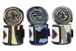 MORGAN CAMO ELASTIC BOXING HAND WRAPS 180"- 4m Long (PAIR)