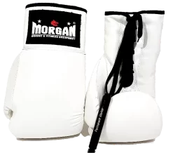 MORGAN P.U LACE UP AUTOGRAPH GLOVES (10oz)
