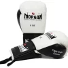 MORGAN LACE UP LEATHER FIGHT NIGHT BOXING GLOVES (8 - 10oz)