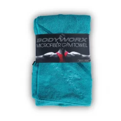 BODYWORX TEAL MICROFIBRE GYM TOWEL -Fitness Equipment Store Bdywrx 4GTBWT GymTowel 800x800 1