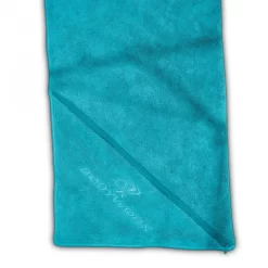 BODYWORX TEAL MICROFIBRE GYM TOWEL -Fitness Equipment Store Bdywrx 4GTBWT GymTowel Embroid 800x800 1