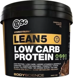 BSC HydroxyBurn Lean5 Low Carb Protein 5 BSC HydroxyBurn Lean5 Low Carb Protein -Fitness Equipment Store Body Science BSc HydroxyBurn Lean5