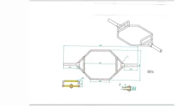 SPECIAL: MORGAN CHROME HEX-TRAP BAR - 56" - 450kg Capacity SAME DAY COLLECTION AVAILABLE -Fitness Equipment Store CF HEXBAR56 5