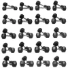 1-25kg Rubber Hexagonal "Class A" Dumbbell Set + Deluxe 3-Tier Dumbbell Rack