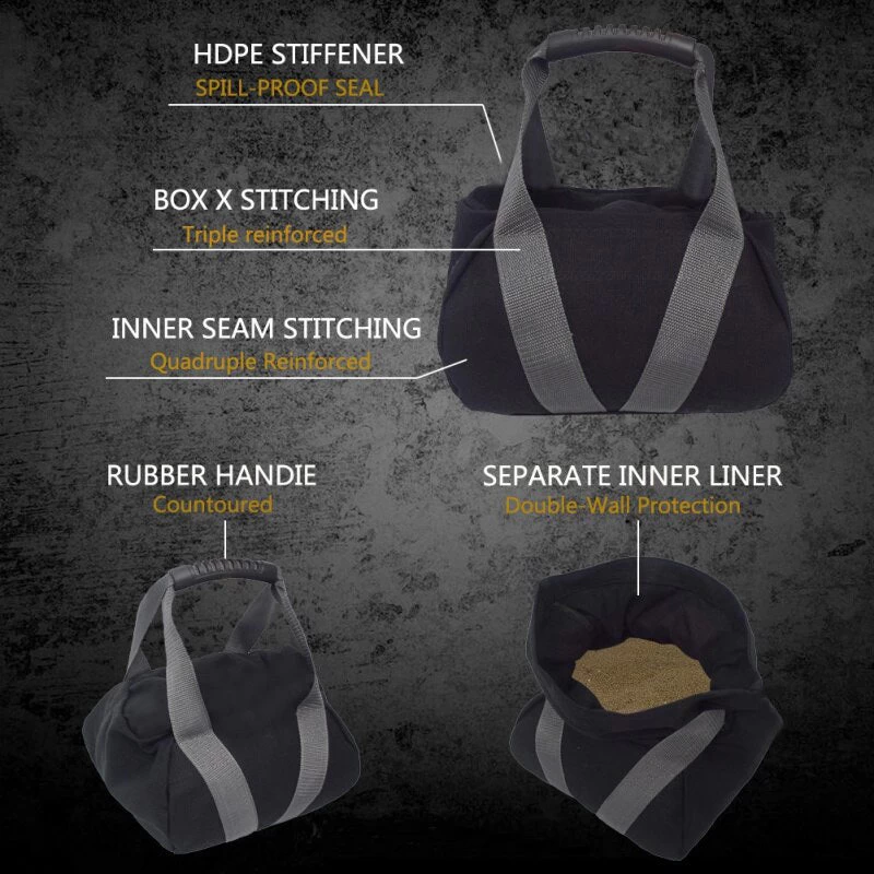 MORGAN PORTABLE SAND KETTLEBELL (10KG-15KG-20KG) 5 MORGAN PORTABLE SAND KETTLEBELL (10KG-15KG-20KG) - Image 5