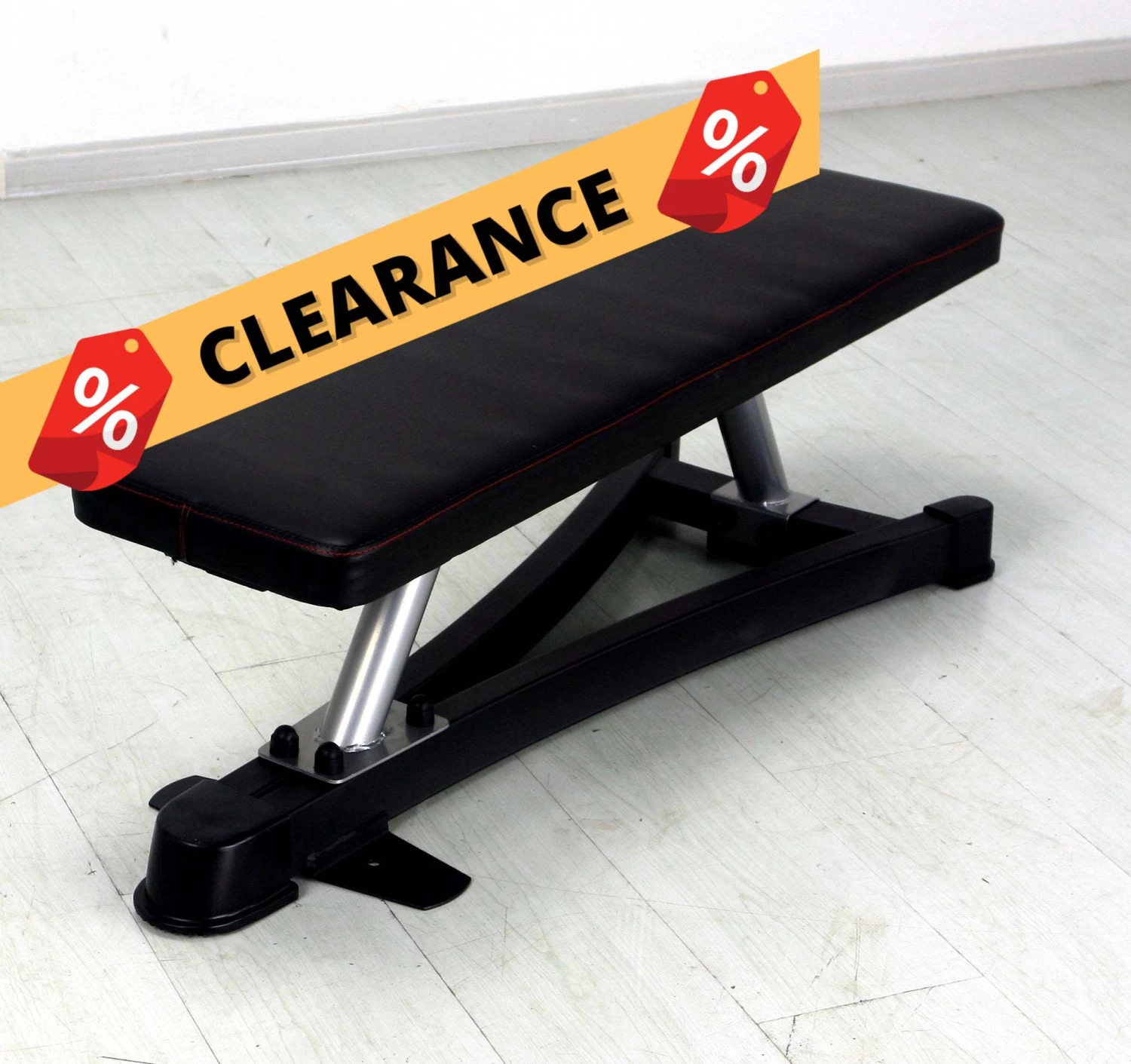 CLEARANCE - Johnson Horizon Heavy Duty Workout Flat Bench 1 CLEARANCE - Johnson Horizon Heavy Duty Workout Flat Bench