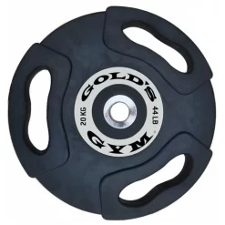 GOLD'S GYM PREMIUM OLYMPIC RUBBER GRIP WEIGHT PLATES