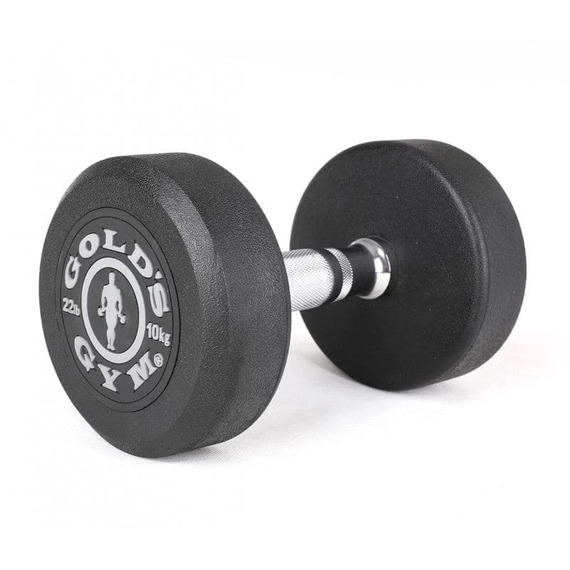 SPECIAL: Gold's Gym Premium Rubber Dumbbell Set, 2.5kg To 20kgs (7 Pairs) Plus Deluxe 2-Tier Rack 7 SPECIAL: Gold's Gym Premium Rubber Dumbbell Set, 2.5kg To 20kgs (7 Pairs) Plus Deluxe 2-Tier Rack - Image 7