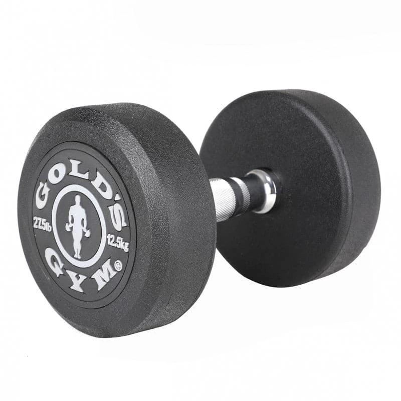 SPECIAL: Gold's Gym Premium Rubber Dumbbell Set, 2.5kg To 20kgs (7 Pairs) Plus Deluxe 2-Tier Rack 6 SPECIAL: Gold's Gym Premium Rubber Dumbbell Set, 2.5kg To 20kgs (7 Pairs) Plus Deluxe 2-Tier Rack - Image 6