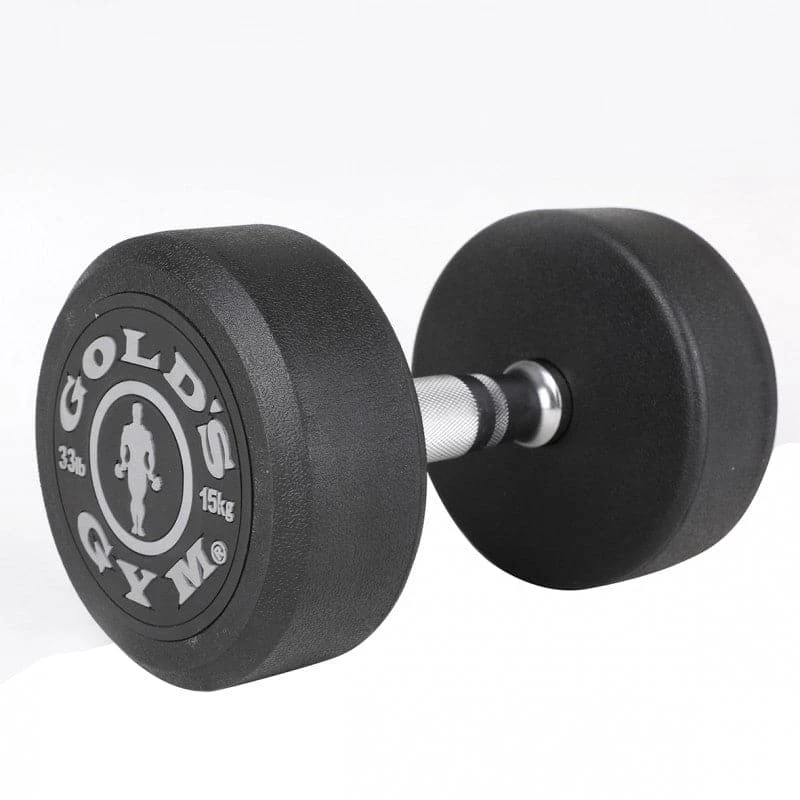 SPECIAL: Gold's Gym Premium Rubber Dumbbell Set, 2.5kg To 20kgs (7 Pairs) Plus Deluxe 2-Tier Rack 5 SPECIAL: Gold's Gym Premium Rubber Dumbbell Set, 2.5kg To 20kgs (7 Pairs) Plus Deluxe 2-Tier Rack - Image 5