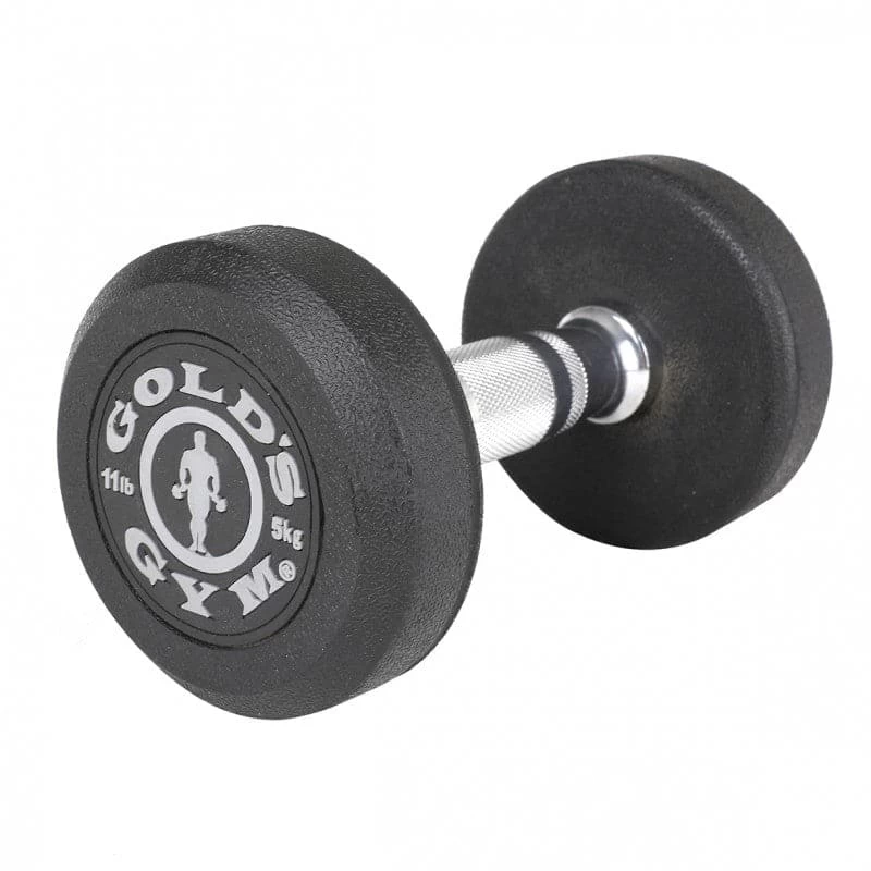 SPECIAL: Gold's Gym Premium Rubber Dumbbell Set, 2.5kg To 20kgs (7 Pairs) Plus Deluxe 2-Tier Rack 9 SPECIAL: Gold's Gym Premium Rubber Dumbbell Set, 2.5kg To 20kgs (7 Pairs) Plus Deluxe 2-Tier Rack - Image 9