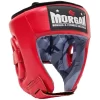 Morgan Platinum Open Face Leather Head Guard