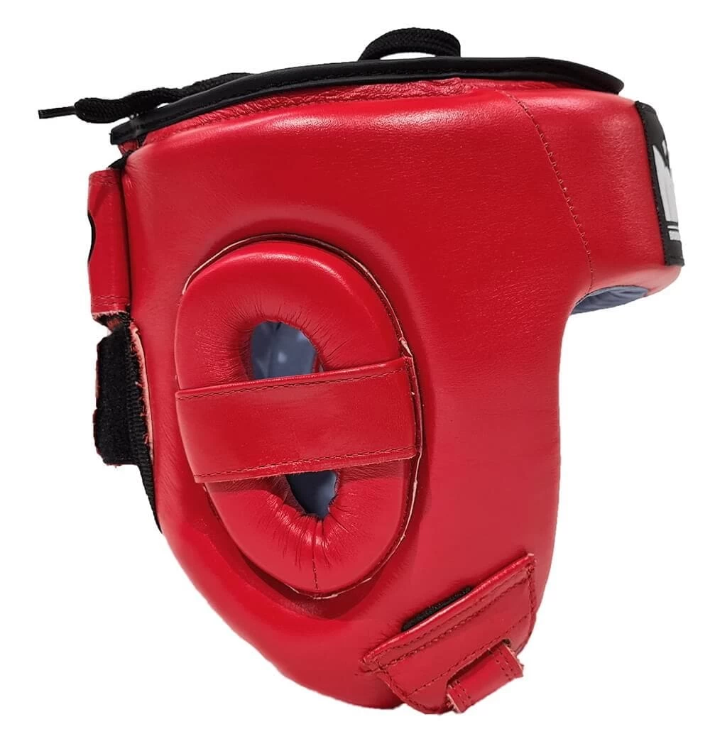 Morgan Platinum Open Face Leather Head Guard 2 Morgan Platinum Open Face Leather Head Guard - Image 2