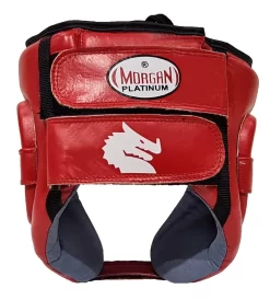 Morgan Platinum Open Face Leather Head Guard 7 Morgan Platinum Open Face Leather Head Guard -Fitness Equipment Store HG 4 S RD 2