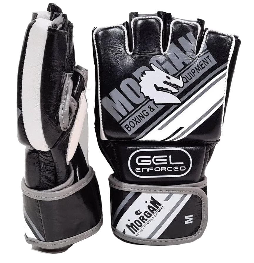 MORGAN AVENTUS GEL MMA HYBRID LEATHER BAG GLOVES 2 MORGAN AVENTUS GEL MMA HYBRID LEATHER BAG GLOVES - Image 2