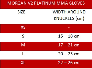 Morgan V2 Platinum Leather MMA Gloves 2 Morgan V2 Platinum Leather MMA Gloves - Image 2