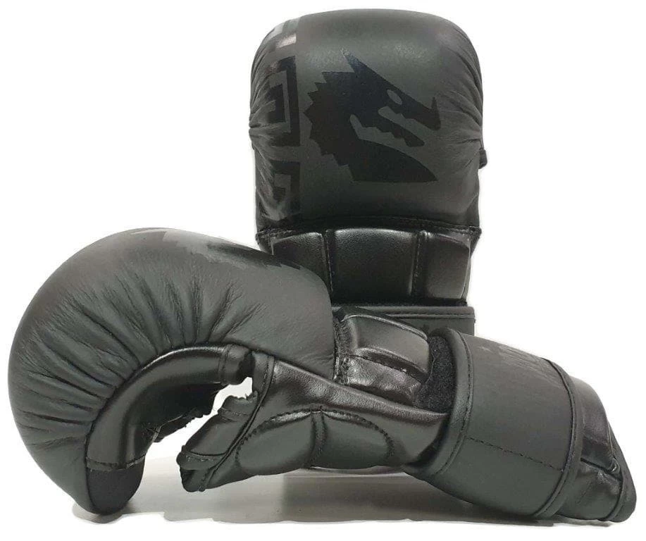 MORGAN B2 BOMBER LEATHER SHOOTO MMA SPARRING GLOVES 3 MORGAN B2 BOMBER LEATHER SHOOTO MMA SPARRING GLOVES - Image 3