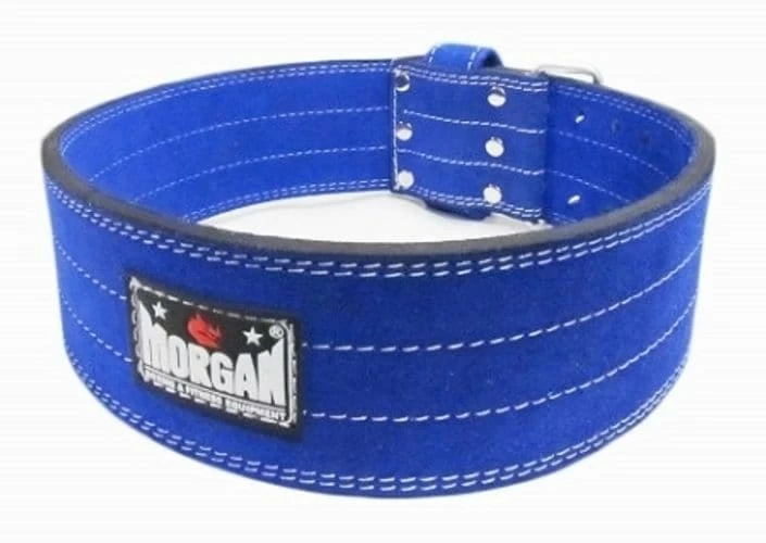 Morgan Quick Release Suede Leather Powerlifting Weight Belt 7 Morgan Quick Release Suede Leather Powerlifting Weight Belt - Image 7