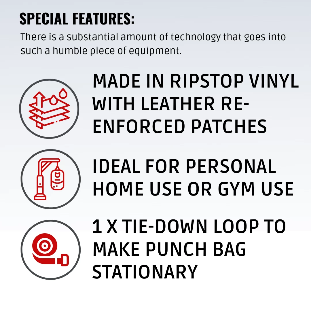Morgan FILLED Endurance Pro XL Foam-Lined Heavy Punch Bag - 5FT (See Offer) 7 Morgan FILLED Endurance Pro XL Foam-Lined Heavy Punch Bag - 5FT (See Offer) - Image 7