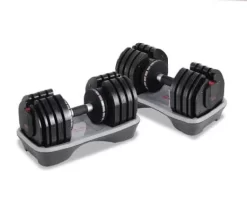 Maxbell Heavy-Duty Adjustable Dumbbell Set With Mobile Stand