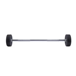 ZIVA ZVO Urethane Straight Barbell - 45kgs (Grey & White)