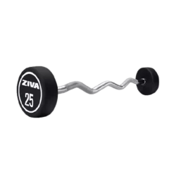 ZIVAâ„¢ XP COMMERCIAL-GRADE EZ CURL BARBELL SET (10 KG- 45 KG)