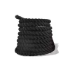 Climbing Rope 7 Metres X 1.5"Black, With Hoop (Battle Rope)