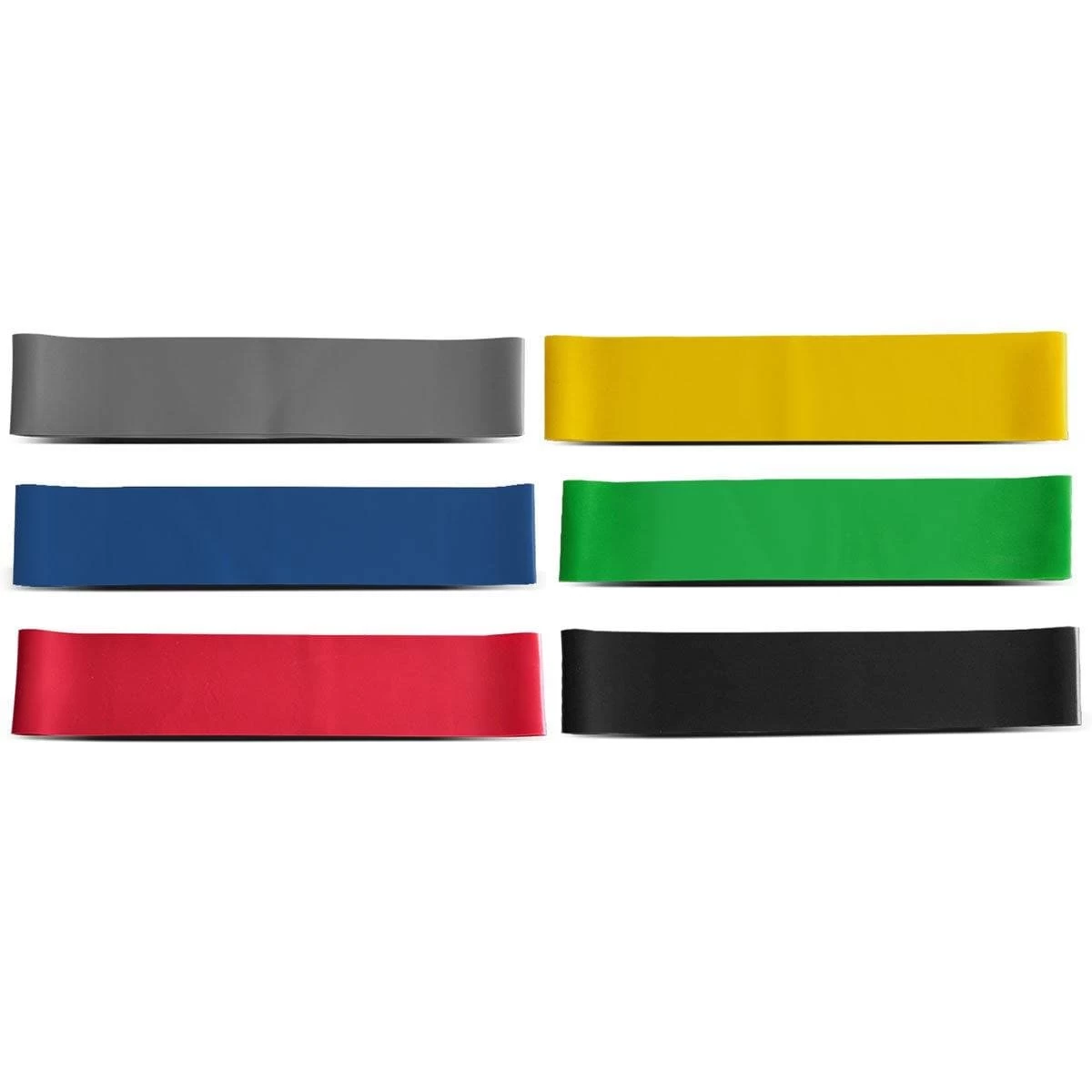 FLAT RESISTANCE BANDS (6 PACK) 1 FLAT RESISTANCE BANDS (6 PACK)