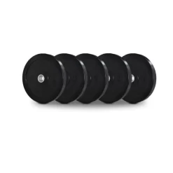 PREMIUM-GRADE BUMPER PLATES - BLACK, SOLD IN PAIRS $6.50/KG