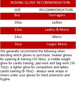 MORGAN V2 PROFESSIONAL LEATHER BOXING GLOVES (10 -12 -14 -16oz) 9 MORGAN V2 PROFESSIONAL LEATHER BOXING GLOVES (10 -12 -14 -16oz) -Fitness Equipment Store boxing gloves size chart v2 1