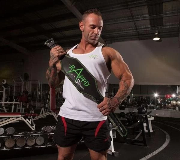 Rappd 6" Pro Series Leather Weight Lifting Belt 2 Rappd 6" Pro Series Leather Weight Lifting Belt - Image 2