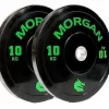 ON SALE: Morgan 10kg Olympic Bumper Plates (Pair)