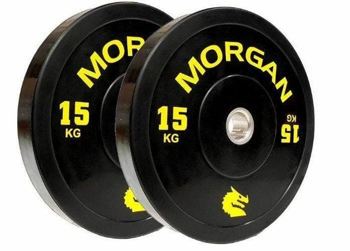 ON SALE: Morgan 15kg Olympic Bumper Plates (Pair) 1 ON SALE: Morgan 15kg Olympic Bumper Plates (Pair)