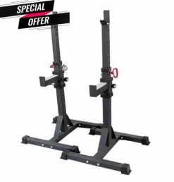Morgan Adjustable Commercial 2-Pcs Squat & Bench Stand (600kgs)