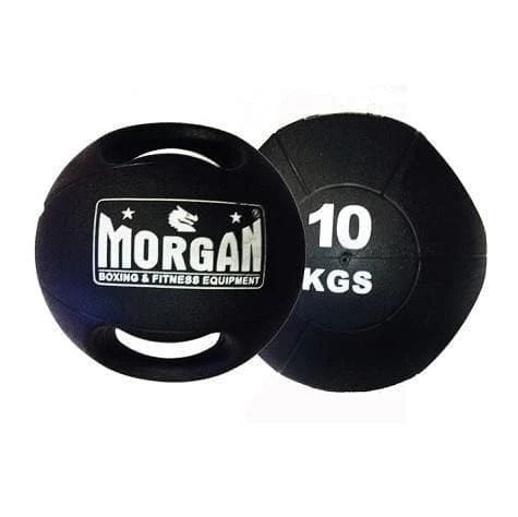 Morgan Double Handled Medicine Ball - 5kgs Or 10kgs 1 Morgan Double Handled Medicine Ball - 5kgs Or 10kgs