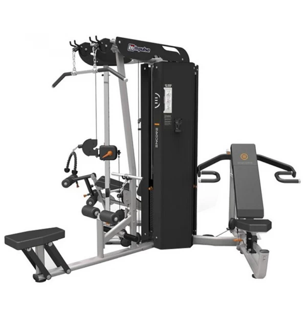 Impulse Commercial Studio ES3000 Dual Pin-Loaded Studio 3-Station Gym 2 Impulse Commercial Studio ES3000 Dual Pin-Loaded Studio 3-Station Gym - Image 2