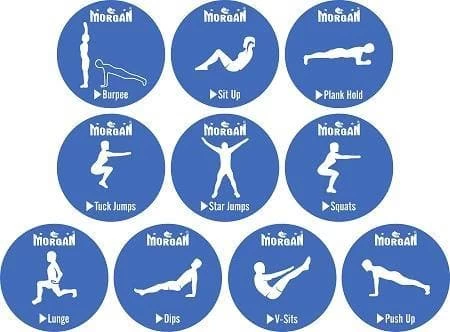 Morgan 10pcs Exercise Dots Pack 1 Morgan 10pcs Exercise Dots Pack