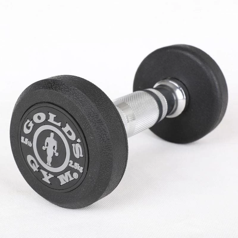 GOLD'S GYM PREMIUM RUBBER DUMBBELLS, Sold In Pairs 1 GOLD'S GYM PREMIUM RUBBER DUMBBELLS, Sold In Pairs