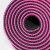 TPE YOGA MAT - PINK/BLACK