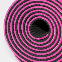 TPE YOGA MAT - PINK/BLACK