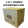 Plyometric Box, 3 In 1 Wooden