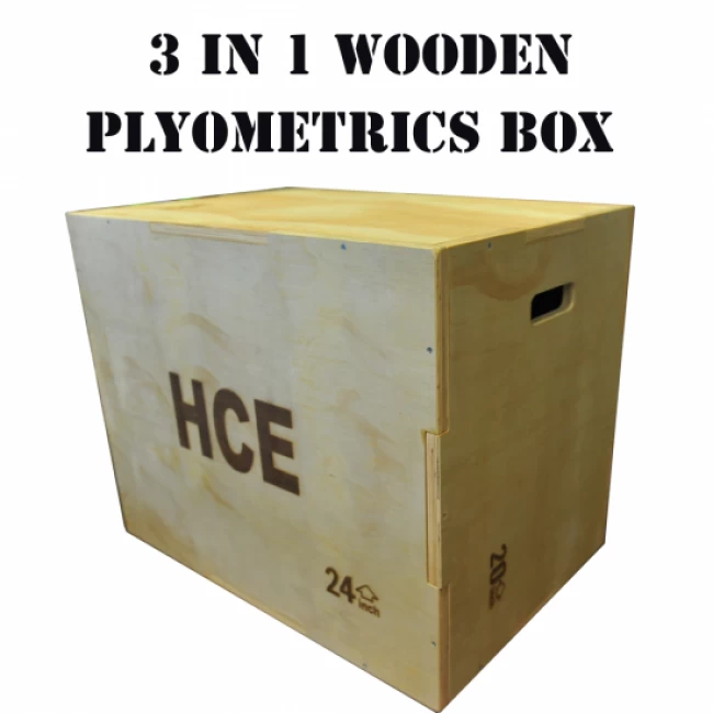 Plyometric Box, 3 In 1 Wooden 1 Plyometric Box, 3 In 1 Wooden
